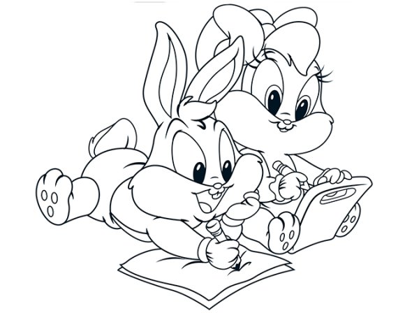 Раскраски черно белые