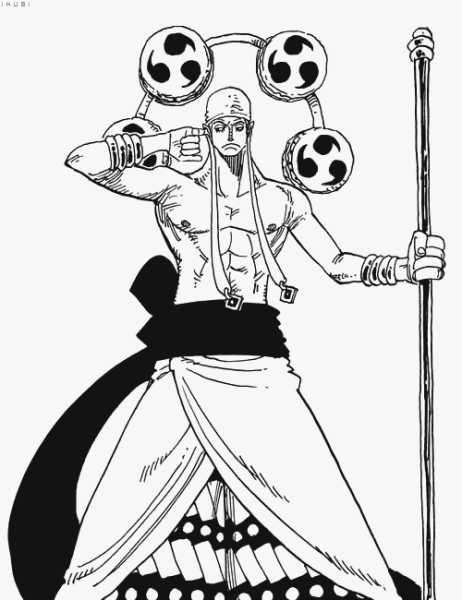 Бог Энель Ван Пис Манга