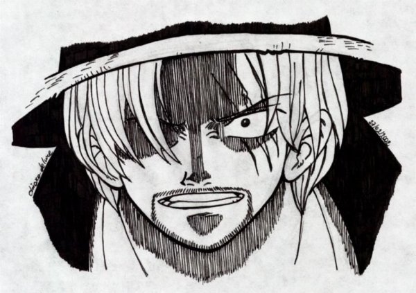 Шанкс Ван Пис карандаш