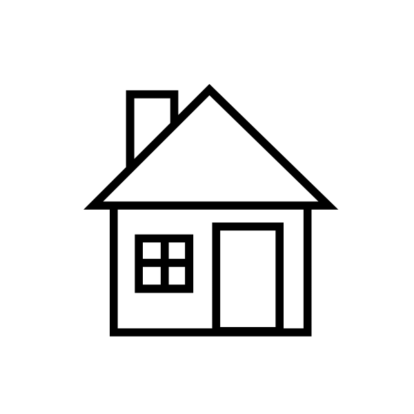 Домик карандашом для детей