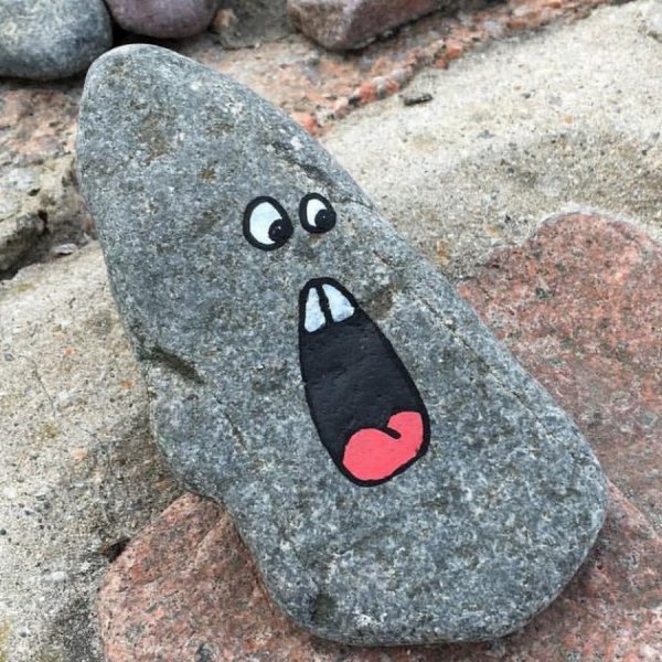 Рисование на камнях для дачи