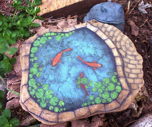 Разукрашенные камни для сада