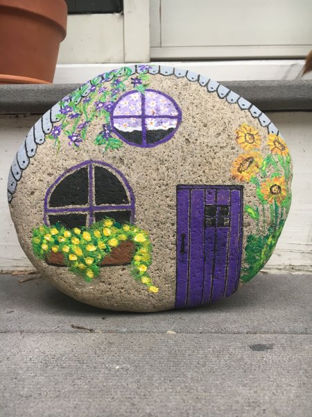 Поделки из камней бабочка