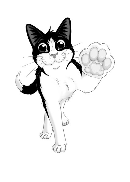 Мультяшный кот