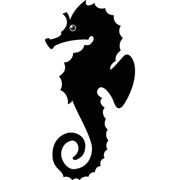 Морской конек вектор