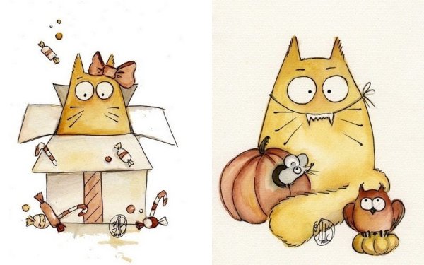 Котики Марии Ван Брюгген