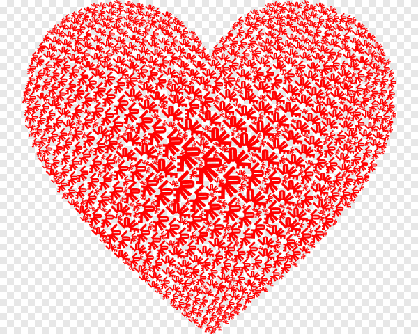 Большие сердечки