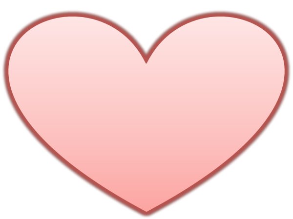 Красивая форма сердца