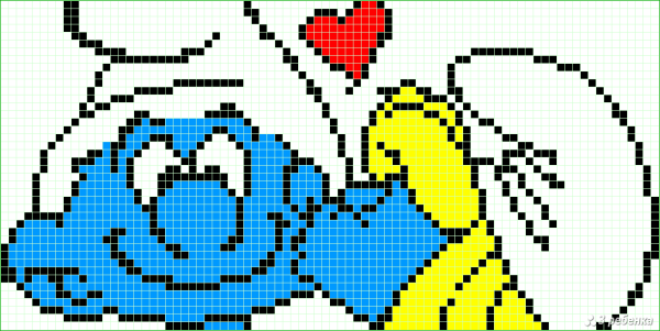 Рисунки по клеточкам большие