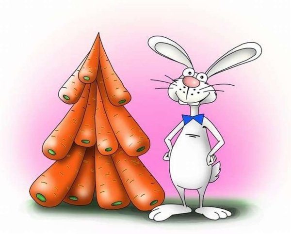 Заяц карикатура