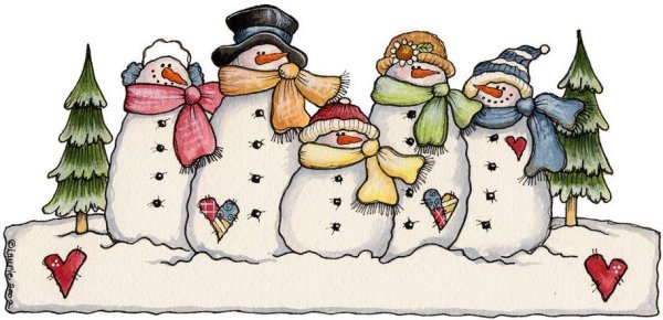 Прикольные новогодние рисунки