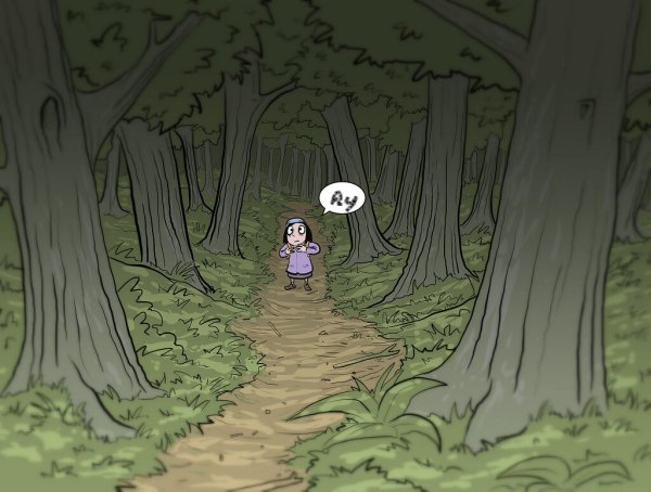 Заблудился в лесу юмор