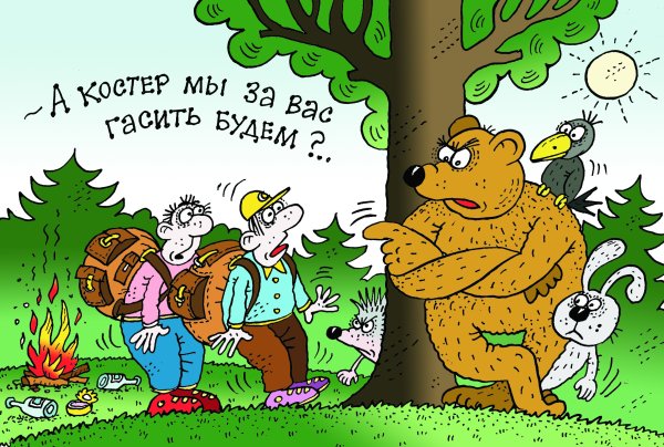 Карикатуры на экологическую тему