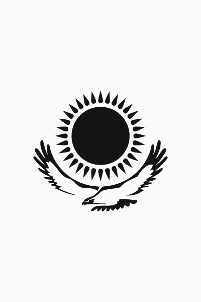 Орёл на флаге Казахстана