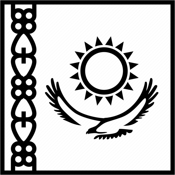 Флаг Казахстана эскиз