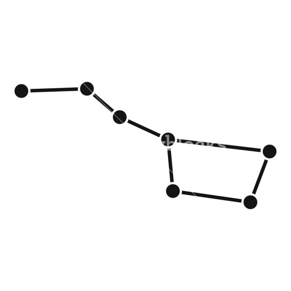 Большая Медведица Созвездие схема