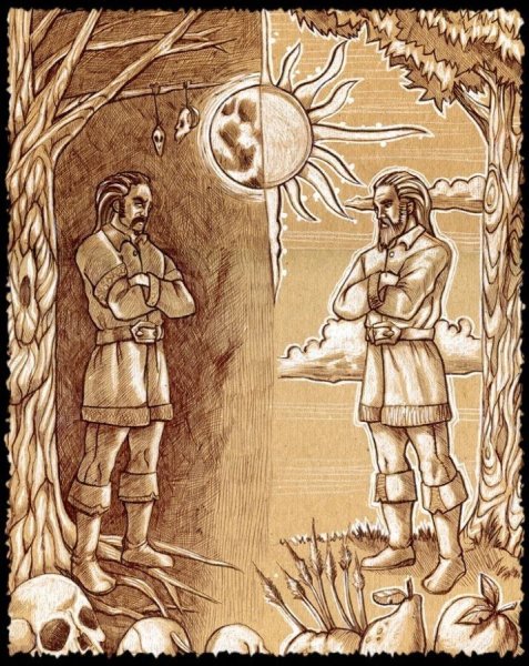 Чернобог и Белобог у славян