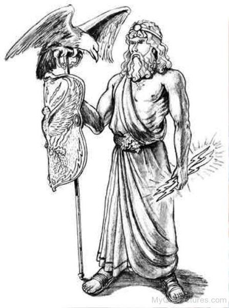 Зевс чёрно белый