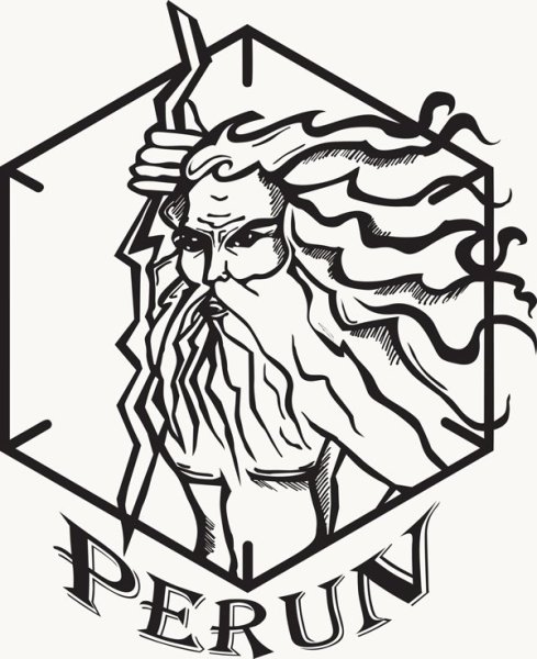 Перун Бог славян эскиз