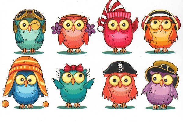 Сова мультяшная