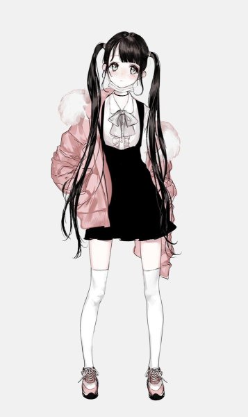 Аниме девушки в полный рост