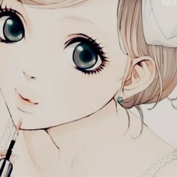 Модная девушка мультяшки