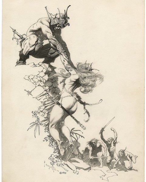 Борис Валеджо амазонки