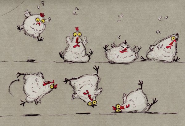 Курица скетч