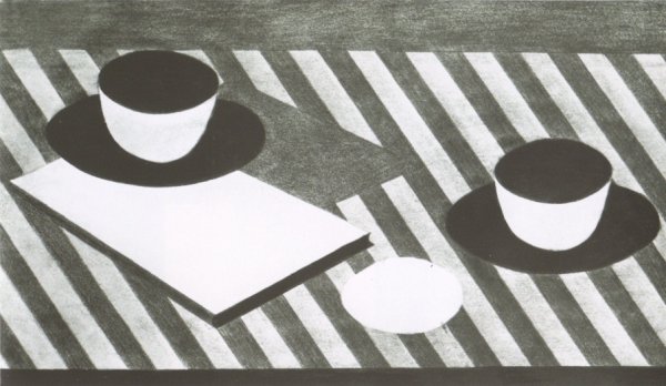 Черно белый контраст в композиции