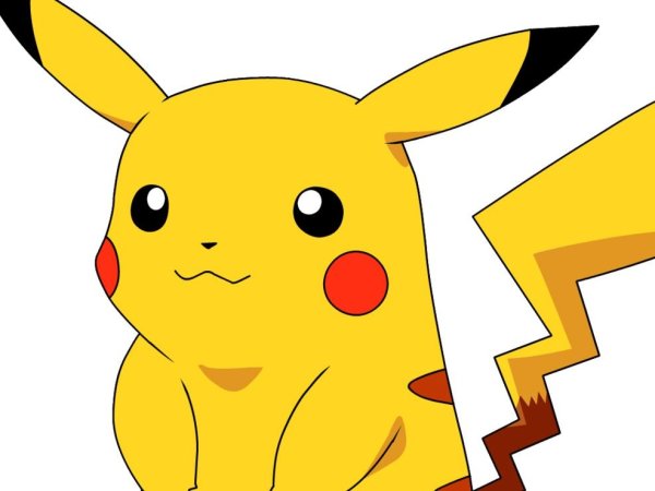 Большой рисунок Пикачу