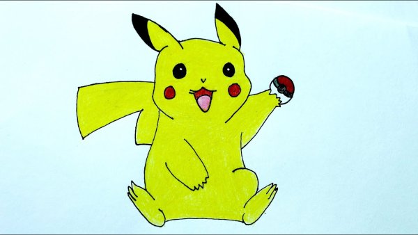 Пикачу рисунок