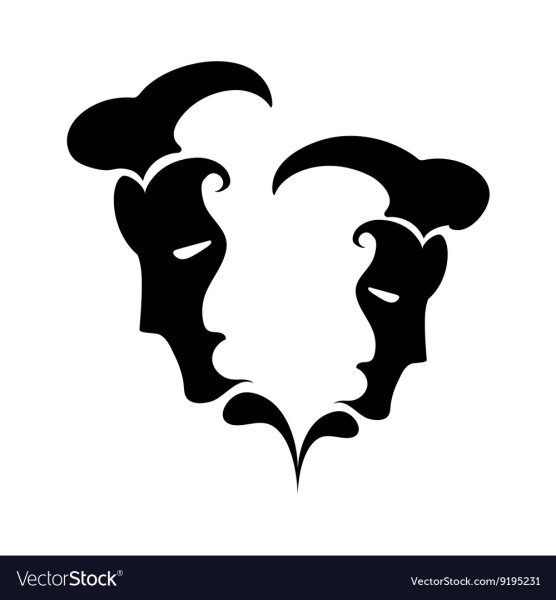 Трафарет Близнецы