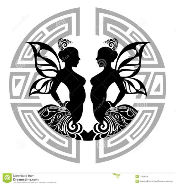 Близнецы стилизация