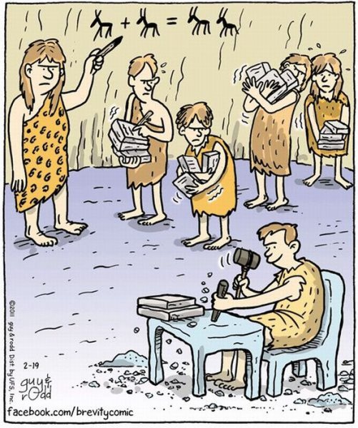 Карикатуры про школу