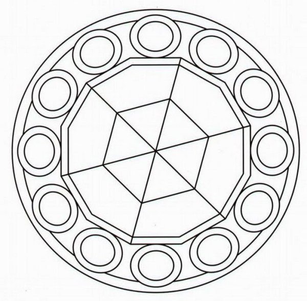 Узоры на посуде раскраска