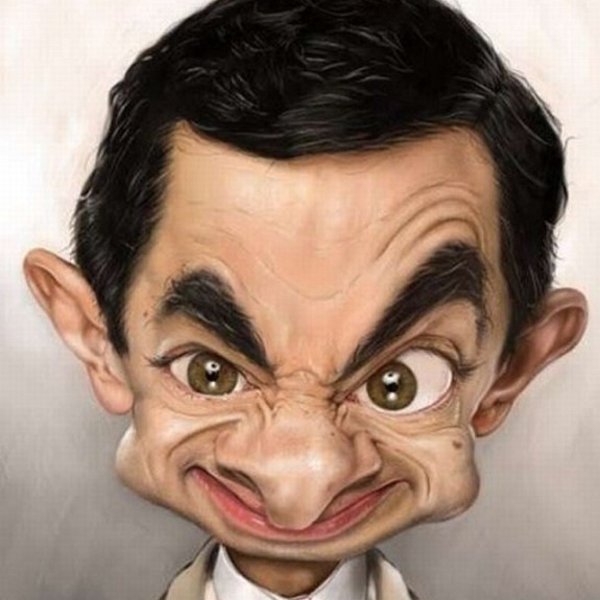 Шарж Мистер Бин