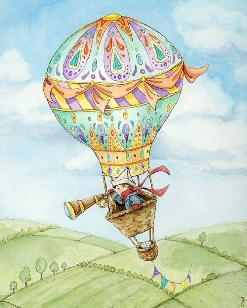 Сказочный воздушный шар
