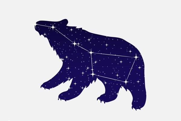 Контур созвездия малой медведицы