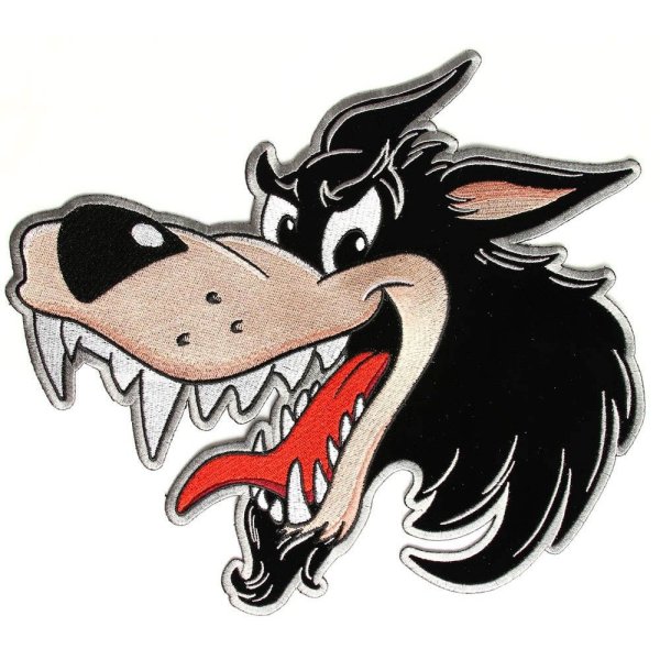 Смешной волк рисунок