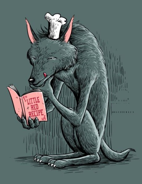 Пьяный волк