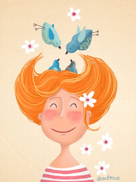 Детская иллюстрация в иллюстраторе