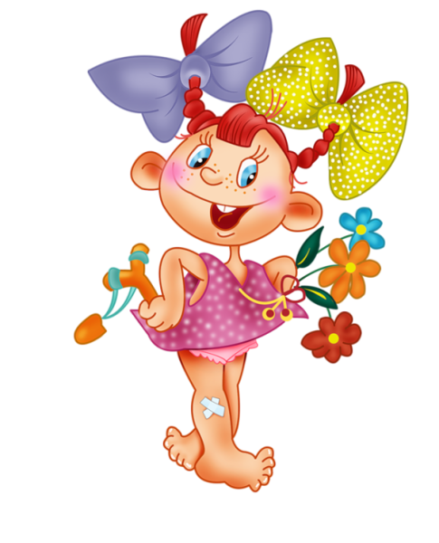 Смешные мультяшные девочки