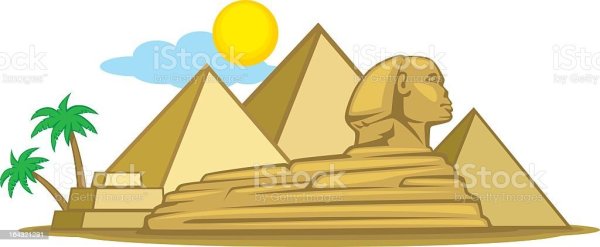 Сфинкс древнего Египта рисунок