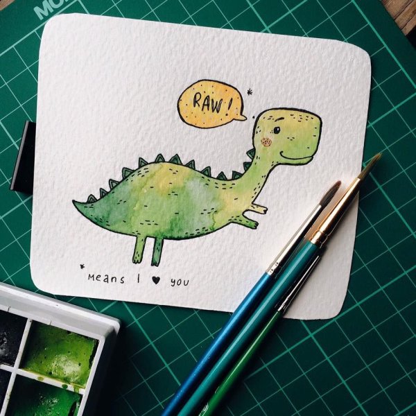 Маленькие рисунки для скетчбука с надписями