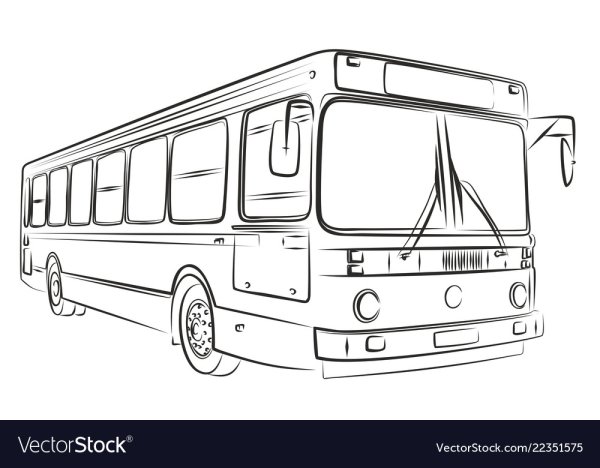 Автобус рисунок