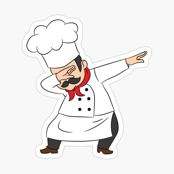 Стикер повар