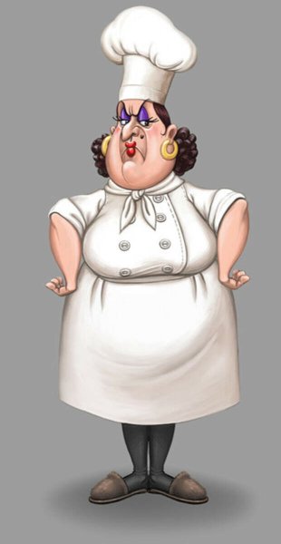 Смешная повариха