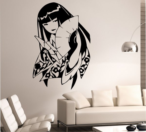 Японские трафареты для стен