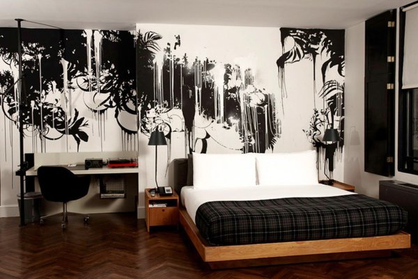 Трафаретное граффити Бэнкси