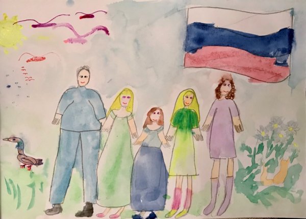 Семья душа России конкурс рисунков